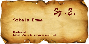 Szkala Emma névjegykártya